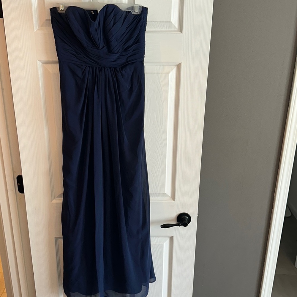 David’s bridal navy bridesmaid dress sz 4